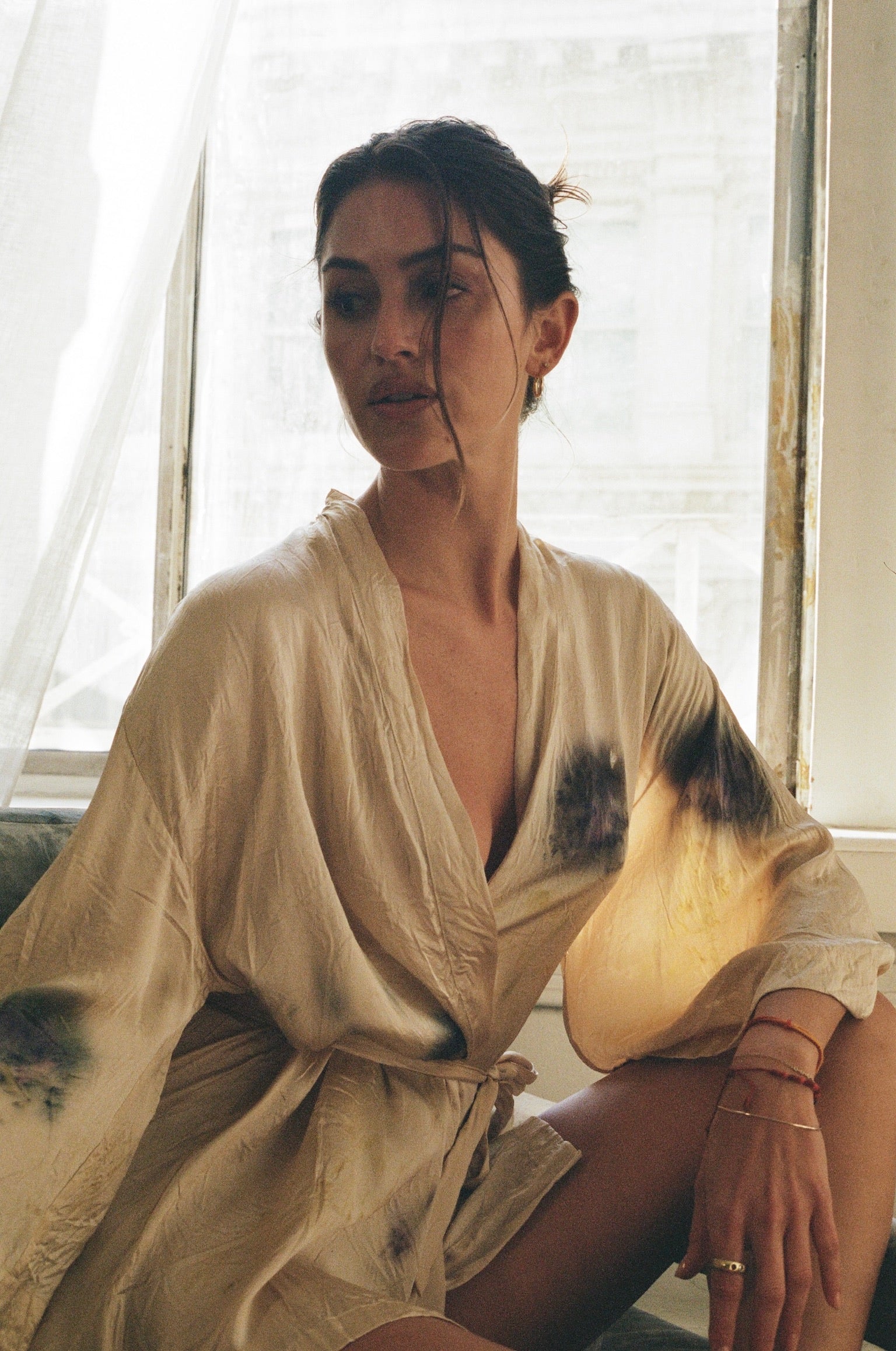 The Botanical Silk Robe