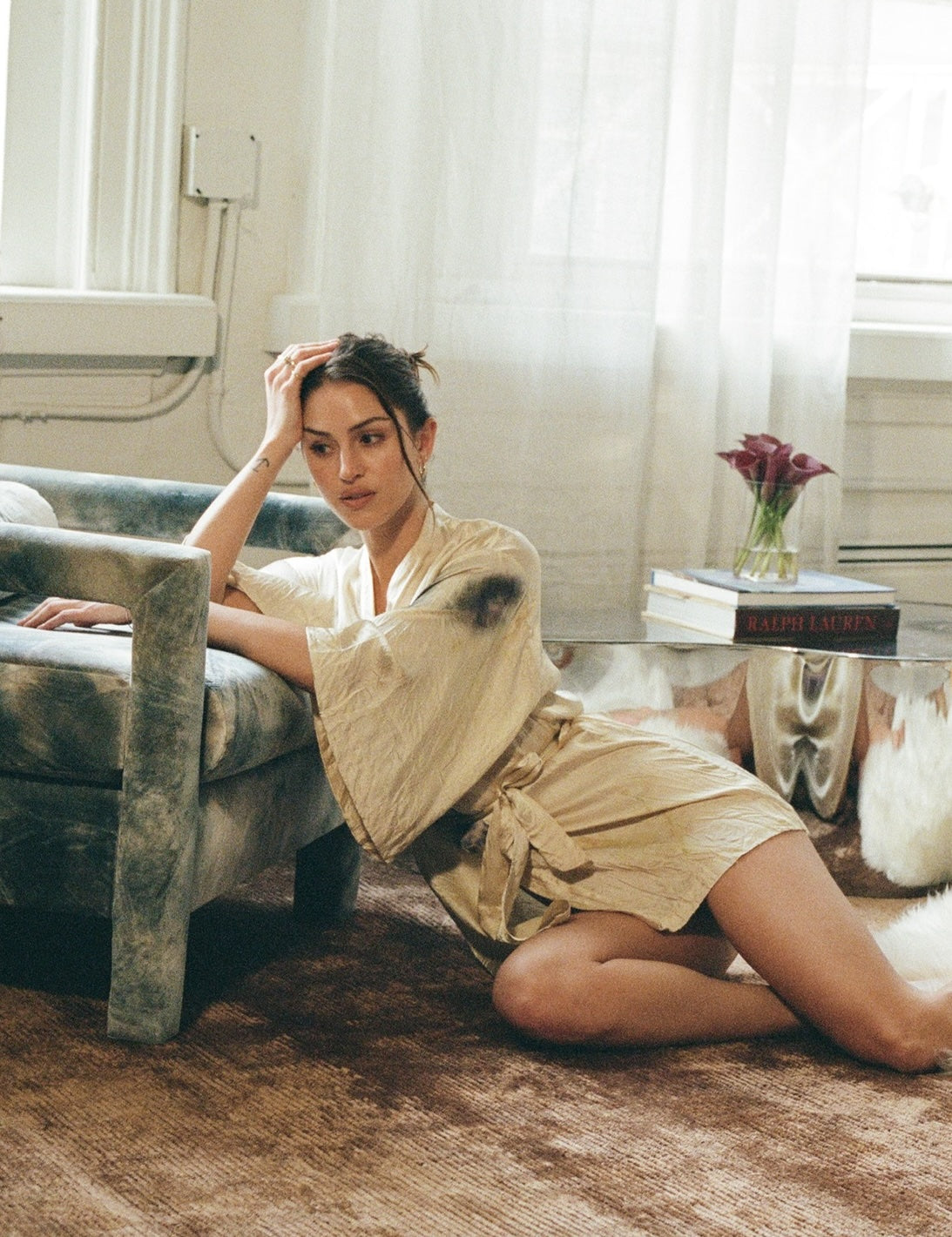 The Botanical Silk Robe
