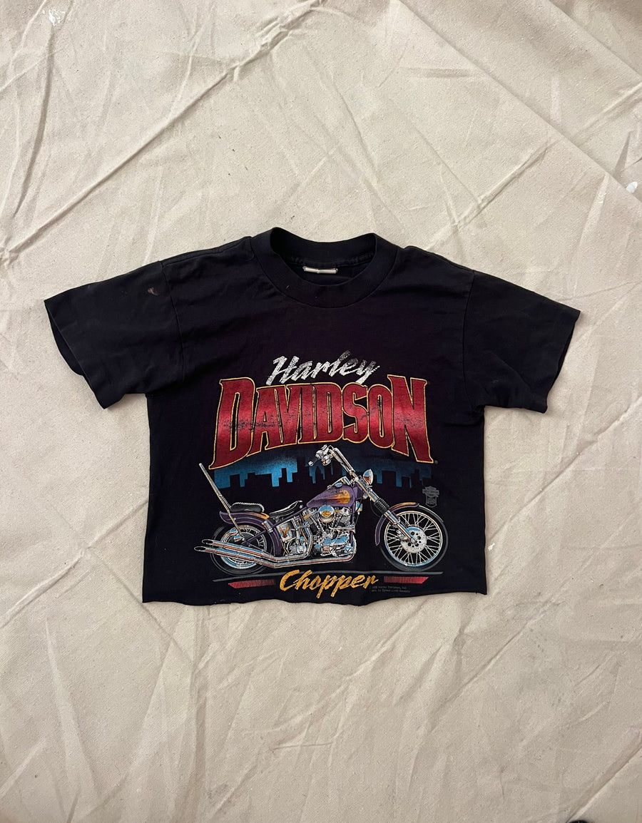 Cropped Harley Davidson Tee